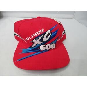 NEW Vintage POLARIS XC 600 Indy Racing Snapback Hat Cap HONG KONG